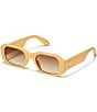 QUAY Women's Hyped Up 44mm Geometric Sunglasses, Color:Sun/Sepia - Image 1