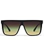 QUAY Unisex Nightfall Medium 49mm Shield Statement Sunglasses - Image 6