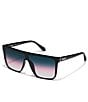 QUAY Unisex Nightfall Medium 49mm Shield Statement Sunglasses - Image 3
