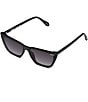 Color:Black/Smoke - Image 1 - Women's Bad Habit 39mm Cat Eye Sunglasses