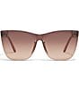 QUAY Women's Come Thru 57mm Cat Eye Sunglasses, Color:Doe/Brown Fawn - Image 2