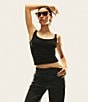 QUAY Women's Come Thru 57mm Cat Eye Sunglasses, Color:Doe/Brown Fawn - Image 4