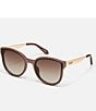 Color:Doe/Brown - Image 1 - Women's Date Night 54mm Round Sunglasses