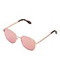 Color:Rose/Rose - Image 1 - Women's Jezabell Links 39mm Round Sunglasses