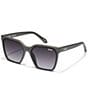 Color:Grey Smoke - Image 1 - Women's Level Up 51mm Square Sunglasses