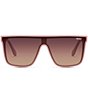 Color:Blush/Brown Gradient - Image 2 - Unisex Nightfall 49mm Shield Sunglasses