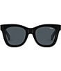 Color:Shiny Black Smoke - Image 2 - After Hours Square Sunglasses