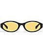 QUAY Unisex Aura Points 35mm Retro Round Sunglasses - Image 2