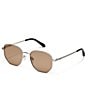QUAY Unisex Big Time 51mm Round Sunglasses - Image 1