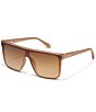 QUAY Unisex Nightfall Medium 49mm Mirrored Shield Sunglasses - Image 1