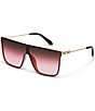 QUAY Unisex Nightfall Remixed Shield Sunglasses - Image 1