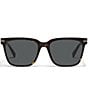 QUAY Unisex Recap 46mm Square Sunglasses, Color:Dark Tortoise/Smoke - Image 2