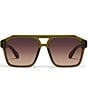 QUAY Unisex Soundcheck 48mm Retro Geometric Aviator Sunglasses - Image 2