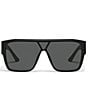 QUAY Unisex Tempo 55mm Polarized Shield Sunglasses - Image 2