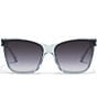 QUAY Women's After Party 54mm Square Sunglasses, Color:Glass/Smoke - Image 2