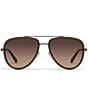 QUAY Women's All In 49mm Aviator Sunglasses - Image 2