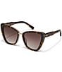 QUAY Women's All Talk 53mm Retro Cat Eye Sunglasses - Image 1