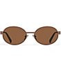 QUAY Unisex Anyways 56mm Retro Oval Sunglasses - Image 2