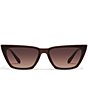 QUAY Women's Bad Habit 65mm Cat Eye Sunglasses - Image 2