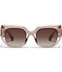 QUAY Women's Busy Busy 53mm Square Sunglasses, Color:Doe/Brown - Image 2