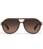 QUAY Women's Day One 59mm Polarized Aviator Sunglasses - Image 2