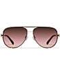 QUAY Women's High Key Twist 51mm Aviator Sunglasses - Image 2
