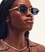 QUAY Women's Hit Single 38mm Square Sunglasses - Image 6