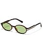 QUAY Women's Nevermind 36mm Round Oval Sunglasses - Image 5