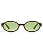 QUAY Women's Nevermind 36mm Round Oval Sunglasses - Image 6