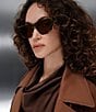 QUAY Women's Nice Try 54mm Square Sunglasses - Image 3