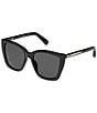 QUAY Women's See Ya 51mm Square Sunglasses - Image 1