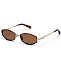QUAY Women's So Niche 54mm Oval Sunglasses - Image 1