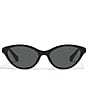 QUAY Women's Talk Nice 39mm Cat Eye Sunglasses - Image 4