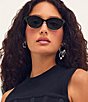 QUAY Women's Talk Nice 39mm Cat Eye Sunglasses - Image 5