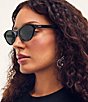 QUAY Women's Talk Nice 39mm Cat Eye Sunglasses - Image 6
