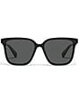 QUAY Women's Try Me 55mm Polarized Square Sunglasses - Image 2