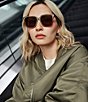 QUAY Women's Try Me 55mm Square Sunglasses - Image 5