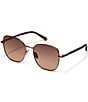 QUAY Women's Uptown 54mm Square Sunglasses, Color:Chocolate/Brown Fawn - Image 1