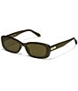 QUAY Women's Vibe Check 62mm Square Sunglasses - Image 1