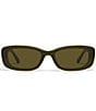 QUAY Women's Vibe Check 62mm Square Sunglasses - Image 2