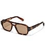 QUAY Women's Why Not 54mm Aviator Sunglasses - Image 1