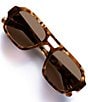 QUAY Women's Why Not 54mm Aviator Sunglasses - Image 3
