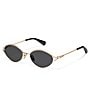 QUAY Women's You Wish 55mm Round Sunglasses - Image 1