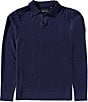Quieti Geo Print Textured Sweater, Color:Navy - Image 1