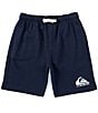 Color:Dark Navy - Image 1 - Big Boys 8-20 Easy Day French Terry Jogger Shorts