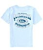 Color:Clear Sky - Image 1 - Big Boys 8-20 Short Sleeve Highlite Reel Graphic T-Shirt