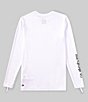 Color:White - Image 2 - Big Boys 8-20 Long Sleeve Everyday Surf T-Shirt