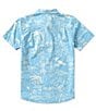 Color:Alaskan Beach Club - Image 2 - Big Boys 8-20 Short Sleeve Apero Flow Woven Shirt