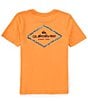 Color:Tangerine - Image 1 - Big Boys 8-20 Short Sleeve Omni Lock BTO T-Shirt