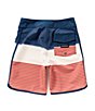 Color:Midnight Navy - Image 2 - Big Boys 8-20 Surfsilk Tijuana 17#double; Outseam Board Shorts